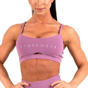 NWT Ryderwear Staples Sports Bra Size Medium in Purple